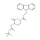 Boc-D-Dab(Fmoc)-OH (CAS 131570-57-5) - chemical structure image