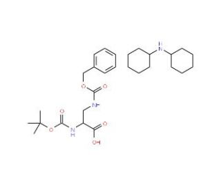 Boc-D-Dap(Z)-OH*DCHA (CAS 81306-94-7) - chemical structure image