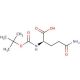 Boc-D-Gln-OH (CAS 61348-28-5) - chemical structure image