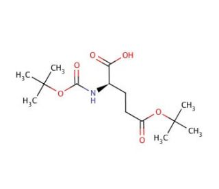 Boc-D-Glu(OtBu)-OH (CAS 104719-63-3) - chemical structure image