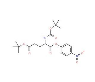 Boc-D-glutamic acid gamma-tert-butyl ester-4 alpha-nitrophenyl ester (CAS 200397-60-0) - chemical structure image