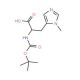 Boc-D-His(3-Me)-OH (CAS 200871-84-7) - chemical structure image