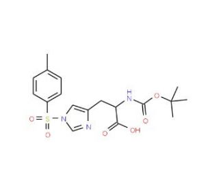 Boc-D-His(Tos)-OH (CAS 69541-68-0) - chemical structure image