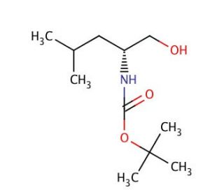Boc-D-Leucinol (CAS 142121-48-0) - chemical structure image