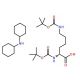 Boc-D-Lys(Boc)-OH DCHA (CAS 204190-67-0) - chemical structure image