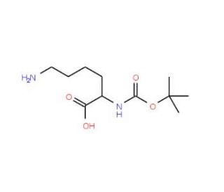 Boc-D-Lys-OH (CAS 106719-44-2) - chemical structure image