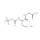 Boc-D-Met-Gly-OH (CAS 69612-71-1) - chemical structure image