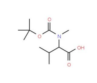 Boc-D-MeVal-OH (CAS 89536-85-6) - chemical structure image