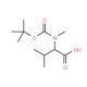 Boc-D-MeVal-OH (CAS 89536-85-6) - chemical structure image