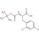 Boc-D-Phe(2,4-Cl2)-OH (CAS 114873-12-0) - chemical structure image