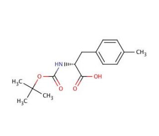 Boc-D-Phe(4-Me)-OH (CAS 80102-27-8) - chemical structure image