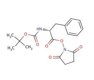 Boc-D-Phe-OSu (CAS 3674-18-8) - chemical structure image