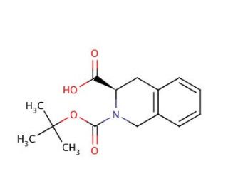 Boc-D-Tic-OH (CAS 115962-35-1) - chemical structure image