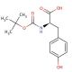 Boc-D-Tyr-OH (CAS 70642-86-3) - chemical structure image
