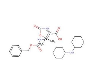 Boc-Dap(Z)-OH (dicyclohexylammonium) salt (CAS 65710-58-9) - chemical structure image