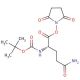 Boc-Gln-OSu (CAS 18800-78-7) - chemical structure image