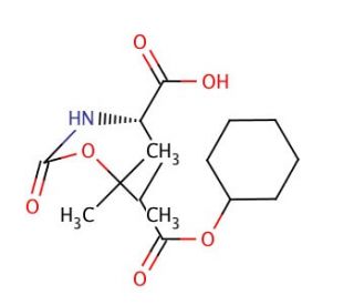 Boc-Glu(OcHx)-OH (CAS 73821-97-3) - chemical structure image