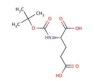 Boc-Glu-OH (CAS 2419-94-5) - chemical structure image