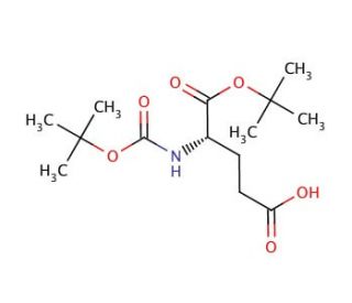 Boc-Glu-OtBu (CAS 24277-39-2) - chemical structure image