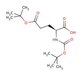 Boc-Glu(OtBu)-OH (CAS 13726-84-6) - chemical structure image