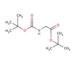 Boc-Gly-OtBu (CAS 111652-20-1) - chemical structure image