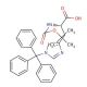 Boc-His(Trt)-OH (CAS 32926-43-5) - chemical structure image