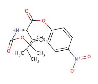 Boc-Ile-ONp (CAS 16948-38-2) - chemical structure image