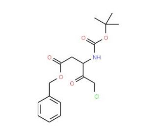 Boc-L-aspartic acid beta-benzyl ester chloromethylketone (CAS 172702-58-8) - chemical structure image
