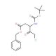Boc-L-aspartic acid beta-benzyl ester chloromethylketone (CAS 172702-58-8) - chemical structure image