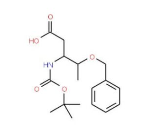 Boc-L-beta-HThr(Bzl)-OH (CAS 254101-11-6) - chemical structure image