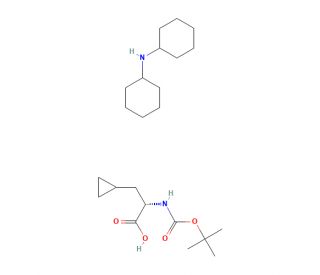 Boc-L-Cyclopropylalanine DCHA - chemical structure image