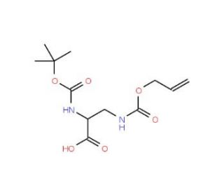 Boc-L-Dap(Aloc)-OH (CAS 161561-83-7) - chemical structure image