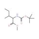 Boc-L-isoleucine methyl ester (CAS 17901-01-8) - chemical structure image