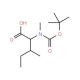 Boc-L-MeIle-OH (CAS 52498-32-5) - chemical structure image
