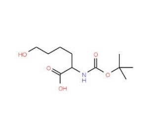 Boc-L-Nle(6-OH)-OH (CAS 77611-37-1) - chemical structure image