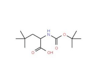 Boc-L-NptGly-OH (CAS 79777-82-5) - chemical structure image