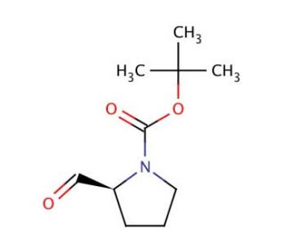 Boc-L-prolinal (CAS 69610-41-9) - chemical structure image