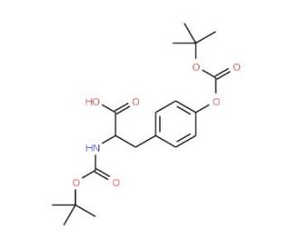 Boc-L-Tyr(Boc)-OH (CAS 20866-48-2) - chemical structure image
