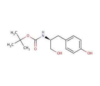 Boc-L-Tyrosinol (CAS 282100-80-5) - chemical structure image