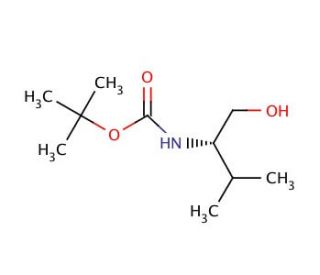 Boc-L-valinol (CAS 79069-14-0) - chemical structure image