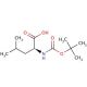Boc-Leu-OH (CAS 13139-15-6) - chemical structure image