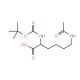 Boc-Lys(Ac)-OH (CAS 6404-26-8) - chemical structure image