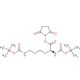 Boc-Lys(Boc)-OSu (CAS 30189-36-7) - chemical structure image