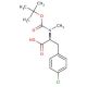 Boc-Nalpha-methyl-4-chloro-L-phenylalanine (CAS 179033-68-2) - chemical structure image