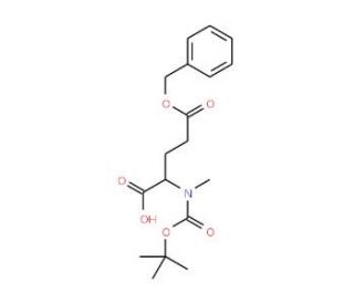 Boc-Nalpha-methyl-D-glutamic acid gamma-benzylester - chemical structure image