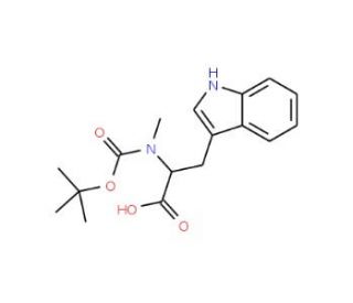Boc-Nalpha-methyl-DL-tryptophan - chemical structure image