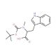 Boc-Nalpha-methyl-DL-tryptophan - chemical structure image