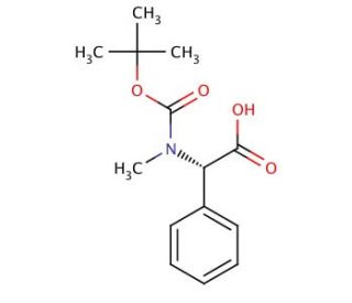 Boc-Nalpha-methyl-L-phenylglycine (CAS 30925-11-2) - chemical structure image
