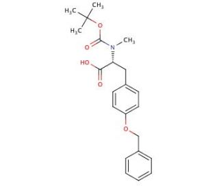 Boc-Nalpha-methyl-O-benzyl-D-tyrosine (CAS 64263-81-6) - chemical structure image