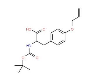 Boc-O-allyl-D-tyrosine (CAS 350820-56-3) - chemical structure image